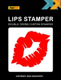 Штамп для Double Cross "Поцелуй" Lips Double Cross Stamper