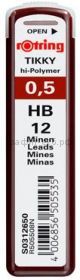 Грифели 0.5мм HB Rotring S0312650