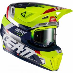 Leatt Moto 7.5 V22 Kit Lime (2022) комплект шлем + очки Leatt Velocity 4.5