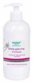 107350 DOMIX Крем для рук ПИТАТЕЛЬНЫЙ с ромашкой,тысячелистником и коллоидным серебром  500мл
