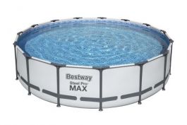 Каркасный бассейн Steel Pro Max 457х107см, 14970л, фил.-насос 3028л/ч, лестница, тент