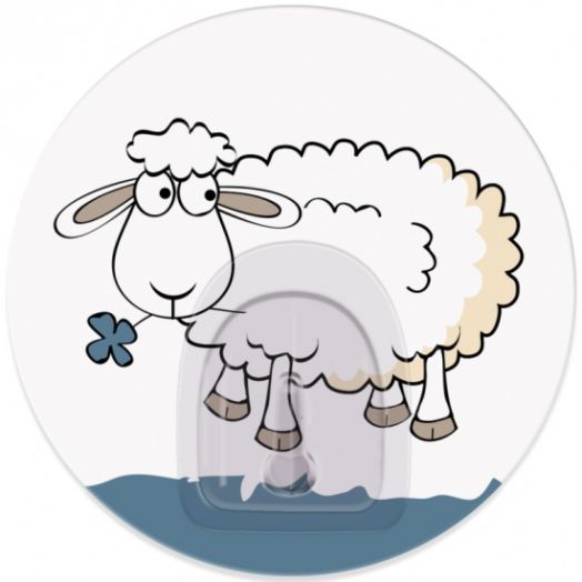 Крючок адгезивный  FUNNY SHEEP BELLA самоклеющийся (18686) TATKRAFT