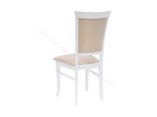 Стул Leset Монтана Белый 9003/жаккард Антина ваниль Ж4.07
