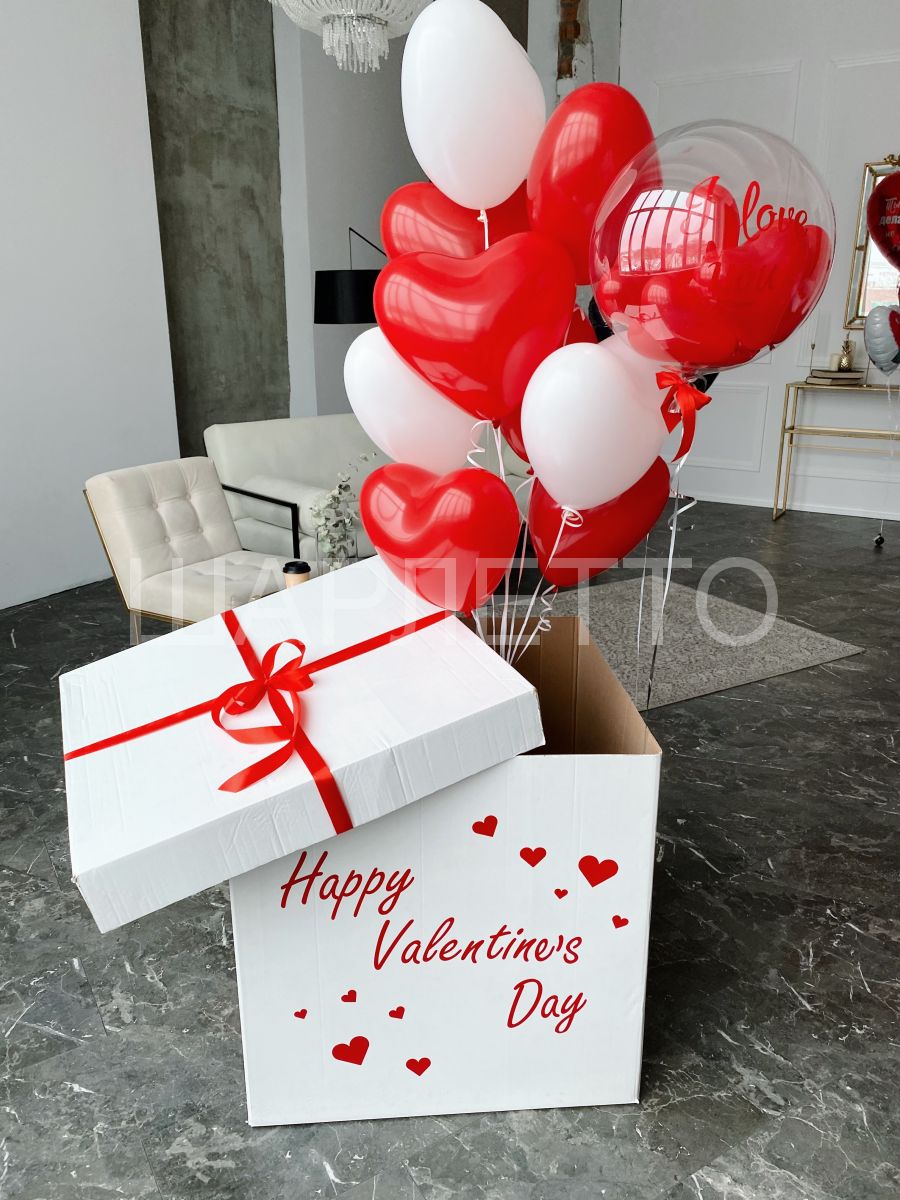 Коробка с шарами  "HVD"