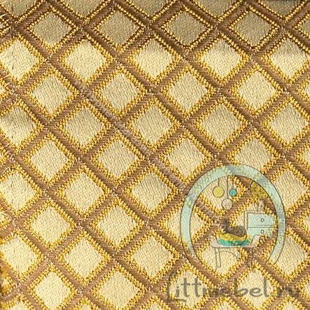 Стул Leset Юта Слоновая кость1013 с золотой патиной/жаккард Атина золотой Ж4.02