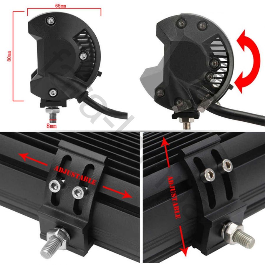 Светодиодная фара стг 144 ватта