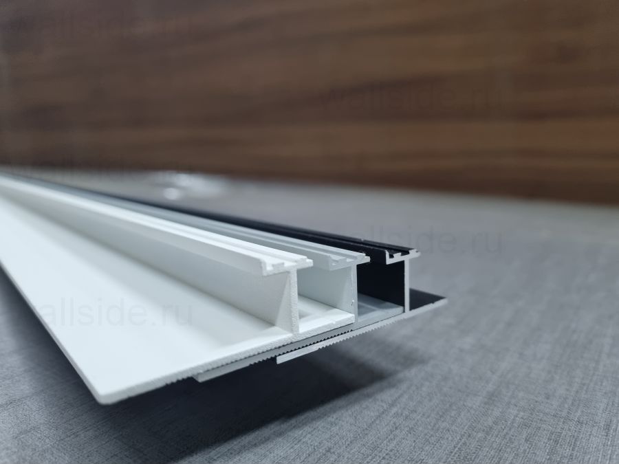 Теневой плинтус скрытого монтажа Pro Design 380 анодированный