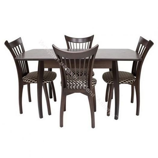 Стол раздвижной Leset Шервуд 1Р Венге Т34