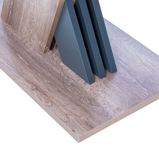 Стол раздвижной Leset Гросс Дуб сакраменто/Антрацит