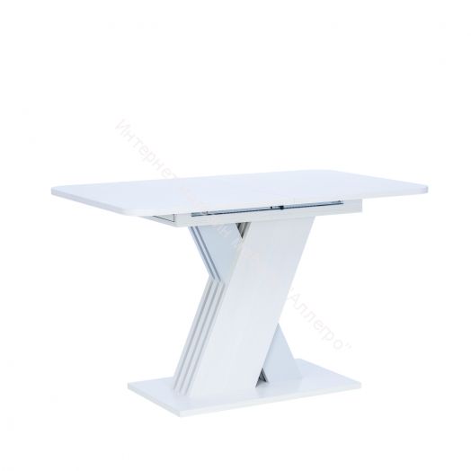 Стол раздвижной Leset Гросс Бодега белый/Серый