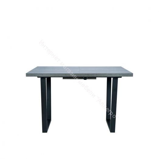 Стол раздвижной Leset Ларс 1Р металл Черный/Бетон