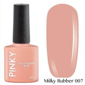 Каучуковая база PINKY Milky Rubber Base 007 10мл. (бежевый натуральный)