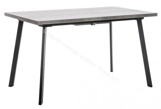 Стол раздвижной Leset Шенон 2Р металл Черный/Сосна Пасадена