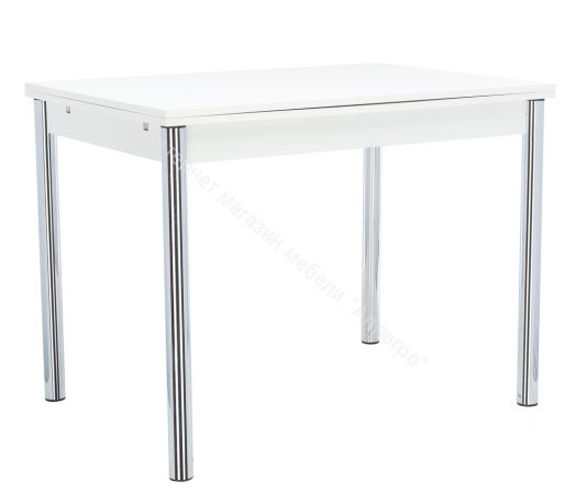 Стол раздвижной Leset Марсель 2Р Хром/Белый