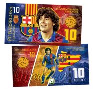 10 EURO Katalonia — Diego Maradona. Legends of FC Barselona. (Диего Марадона)​.UNC ЯМ Oz