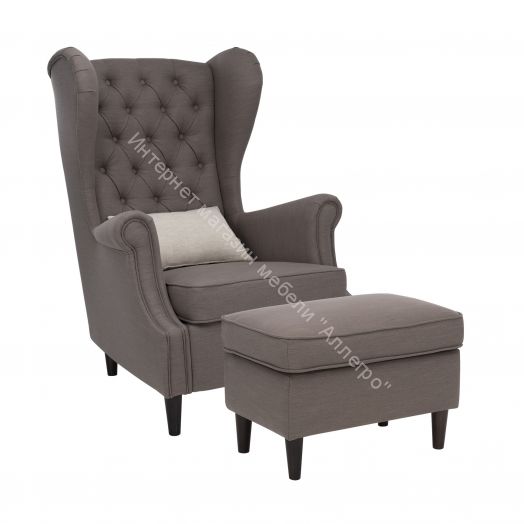 Кресло Leset Винтаж Melva 20-Melva 06 венге