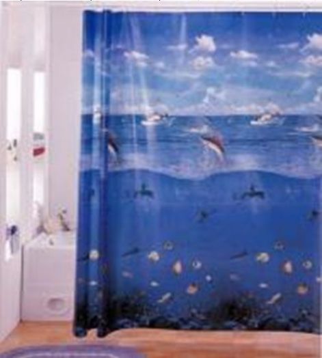 штора для ванны Shower Curtain ПВХ 180*180 с кольцами (арт. 931)