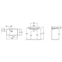 Раковина Jacob Delafon Rythmik 80х46 EXO112-Z-00 схема 4