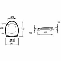 Сиденье для унитаза Jacob Delafon Brive E4357G-00 схема 4