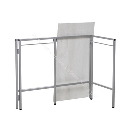 Стол раскладной Leset Энзо 800 Бетон Пайн Светлый