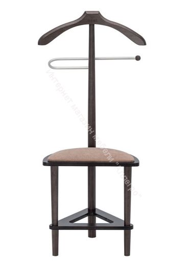 Вешалка напольная со стулом Leset Атланта венге