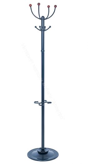 Вешалка напольная Leset Квадро-2 чёрный