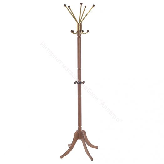 Вешалка напольная Leset Галант-3 орех