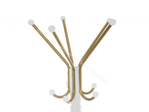 Вешалка напольная Leset Галант-3 белый