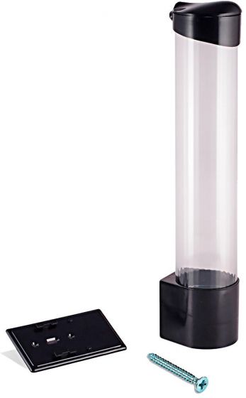 Стаканодержатель для кулера черный на шурупах