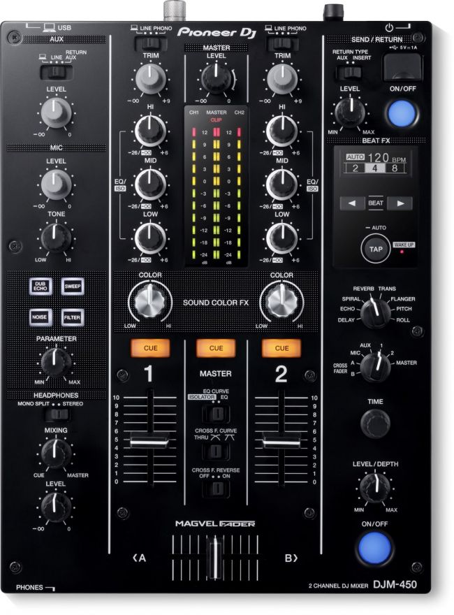 PIONEER DJM-450 Микшерный пульт