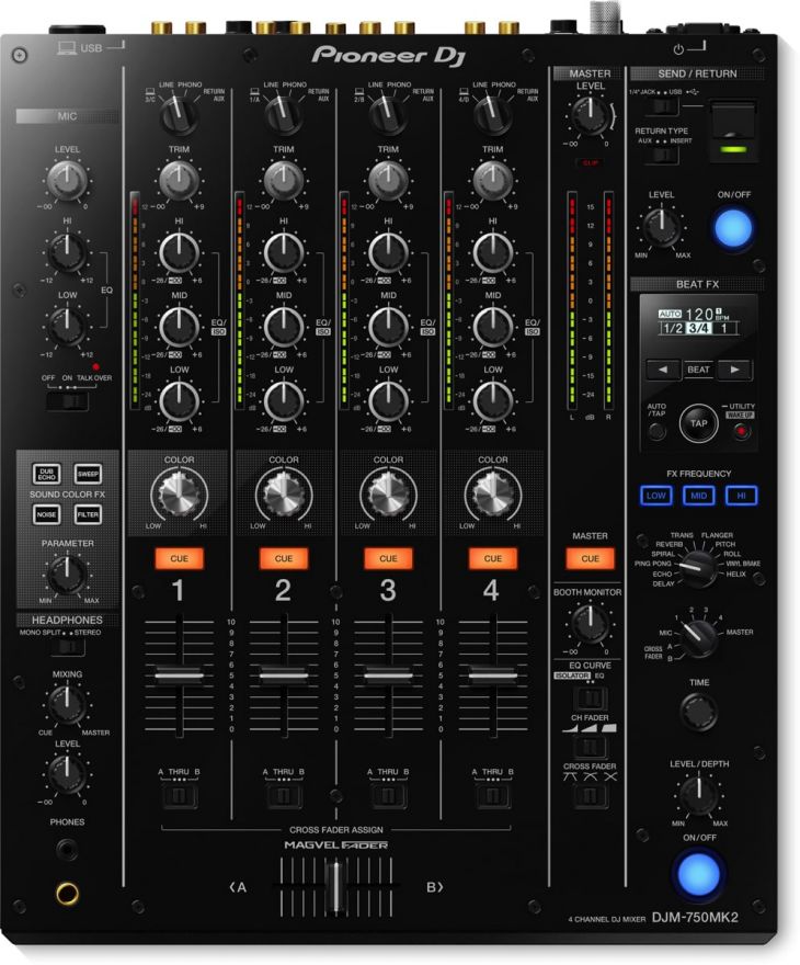 PIONEER DJM-750MK2 Микшерный пульт