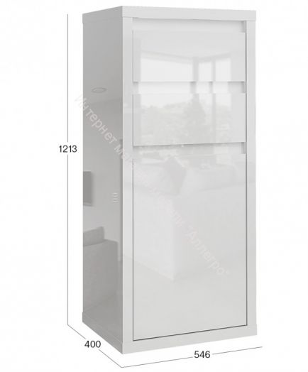 Комод "Норден" с 2-мя ящиками и дверью СТЛ.413.04