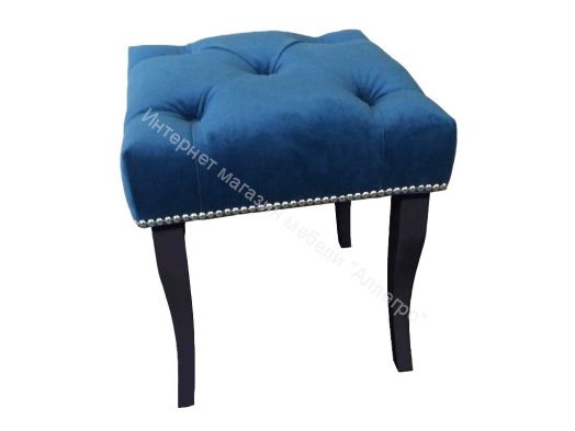Банкетка малая Риал бирюза опоры черные