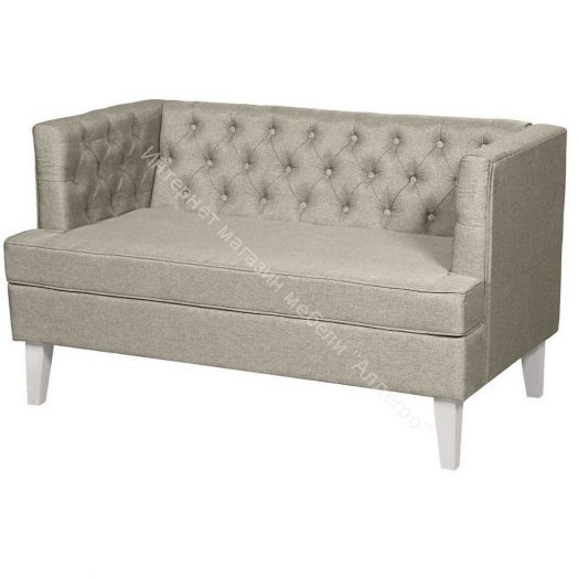 Диван Фьюджи бежевый ножки белые