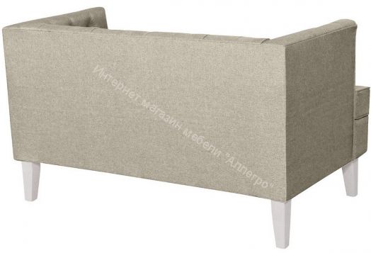 Диван Фьюджи бежевый ножки белые
