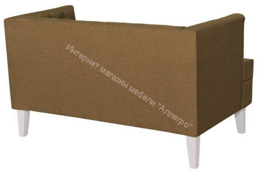 Диван Фьюджи охра ножки белые