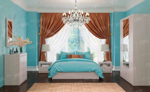 Комод 4 ящика "Октава" (Ясень анкор светлый)