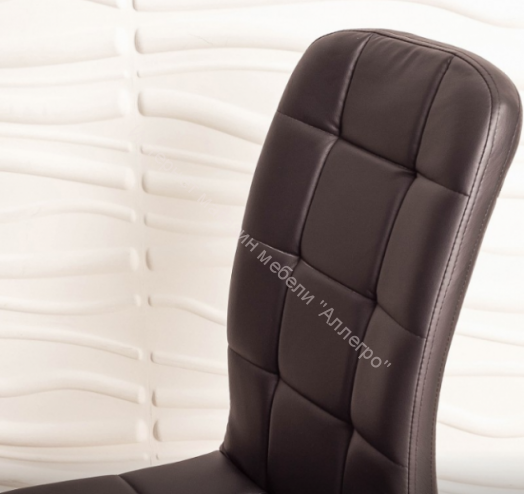 Стул "Квадро" (Кожзам AERO венге/каркас черный)