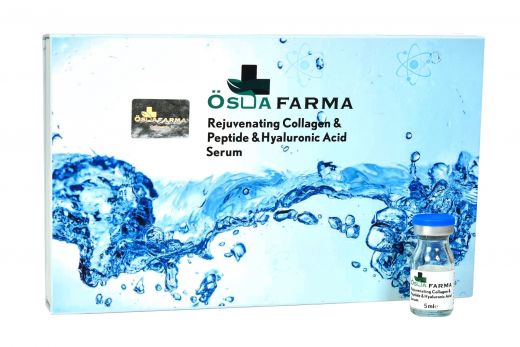 Сыворотка Östafarma Rejuvenating Collagen & Peptide & Hyaluronic Acid Serum 5мл