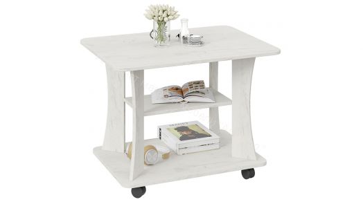 Стол журнальный "Трия" тип 8 (Дуб крафт белый)