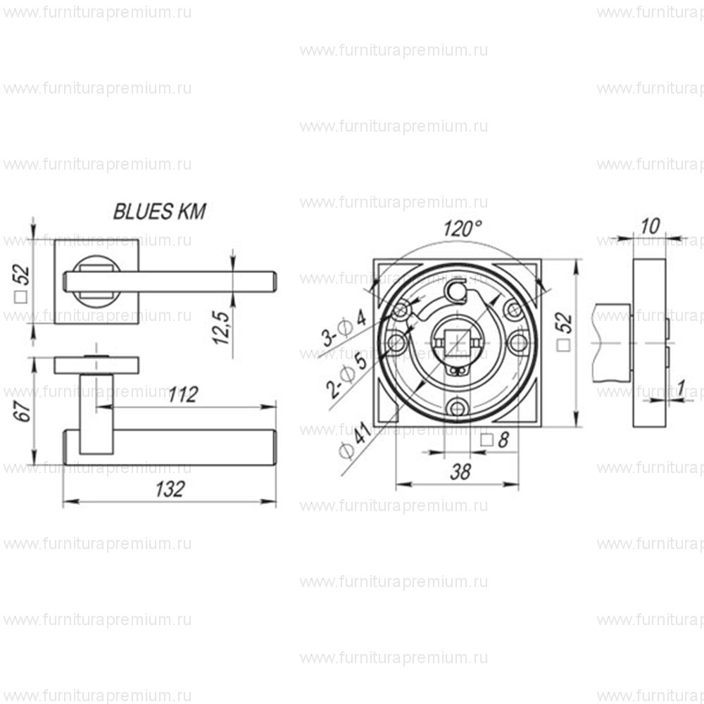 Ручка Fuaro Blues KM