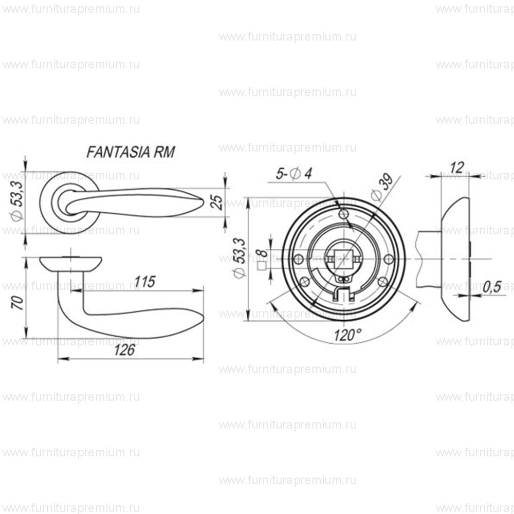 Ручка Fuaro Fantasia RM