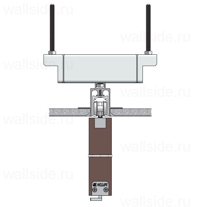 Eclisse Ceiling Track - для 1 двери