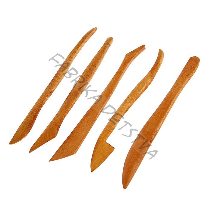 Набор деревянных стеков «Сонет», 5 штук, 20 см