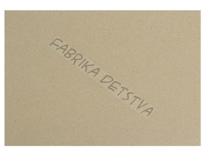 Картон переплетный 0.9 мм, 21*30 см, 50 листов, 540 г/м2 , серый