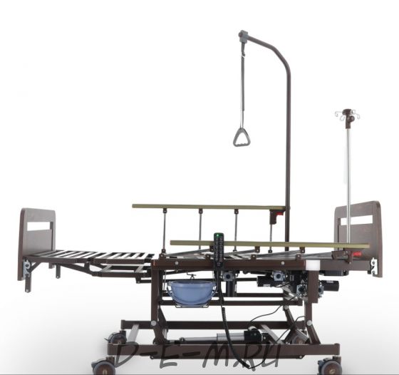 Кровать электрическая Med-Mos DB-11А (МЕ-6528H) ЛДСП Венге с регулировкой высоты