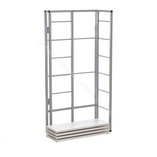 Стеллаж раскладной Leset Пако 1200 Бетон Пайн Светлый