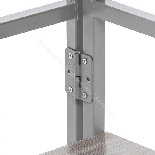 Стеллаж раскладной Leset Пако 800 трапеция Атлас Светлый