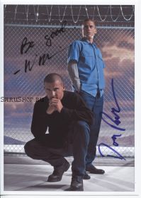 Автографы: Вентворт Миллер, Доминик Пёрселл. Побег / Prison Break