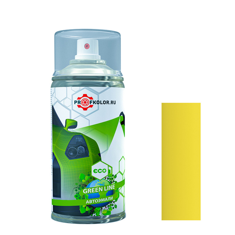 Код краски по VIN номеру на Toyota - TOY5B7, 5B7. Название цвета краски - Brilliant Yellow